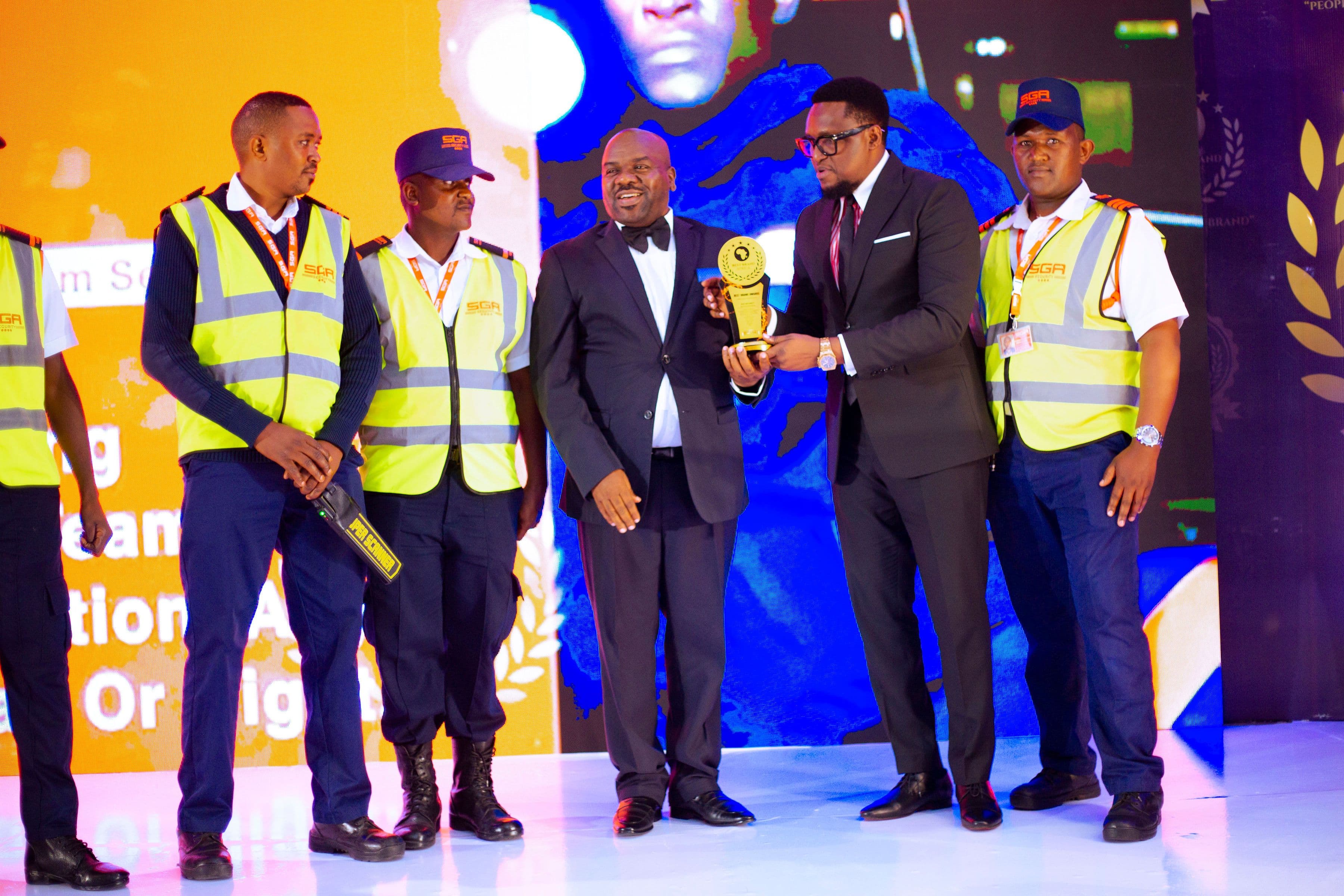 SGA Tanzania wins the Best Security Brand in Africa by the Best Brand Awards