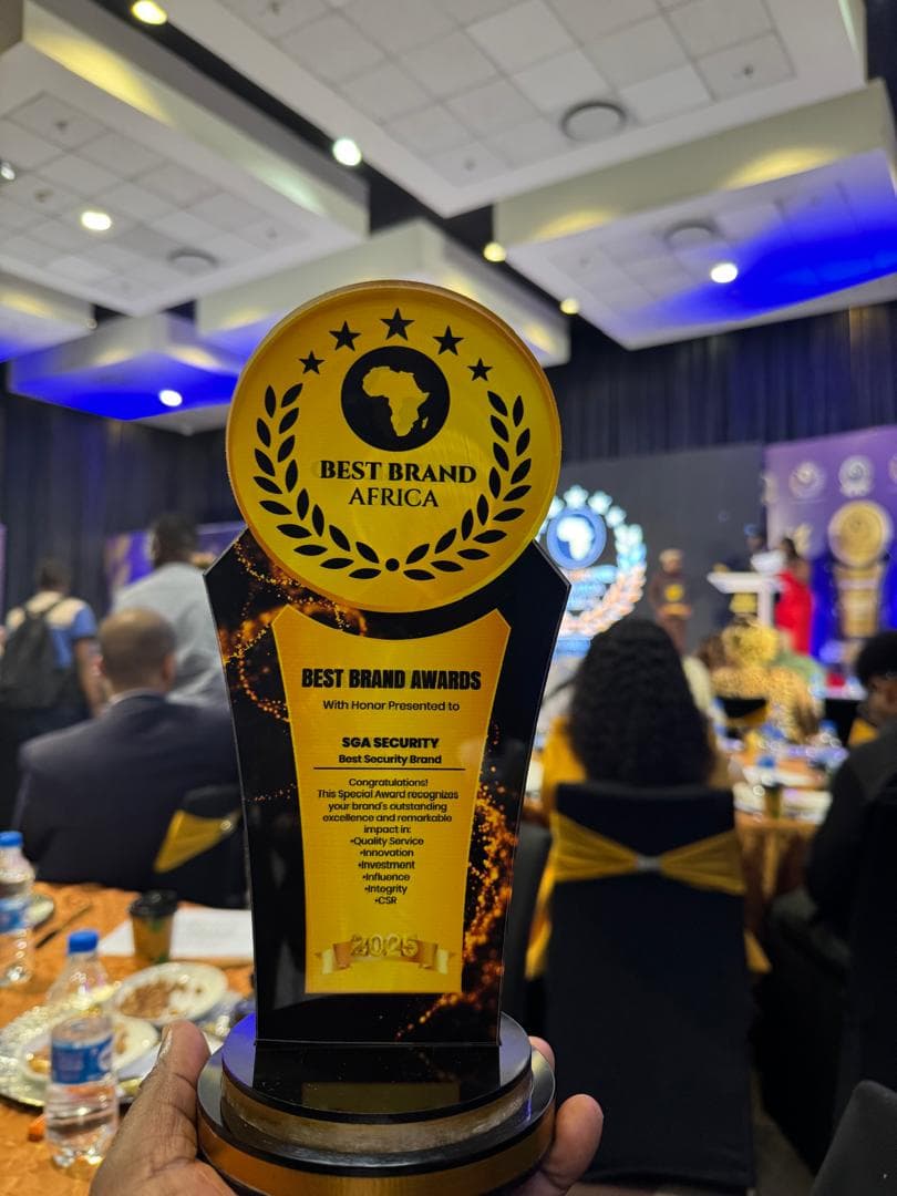 SGA Tanzania wins the Best Security Brand in Africa by the Best Brand Awards