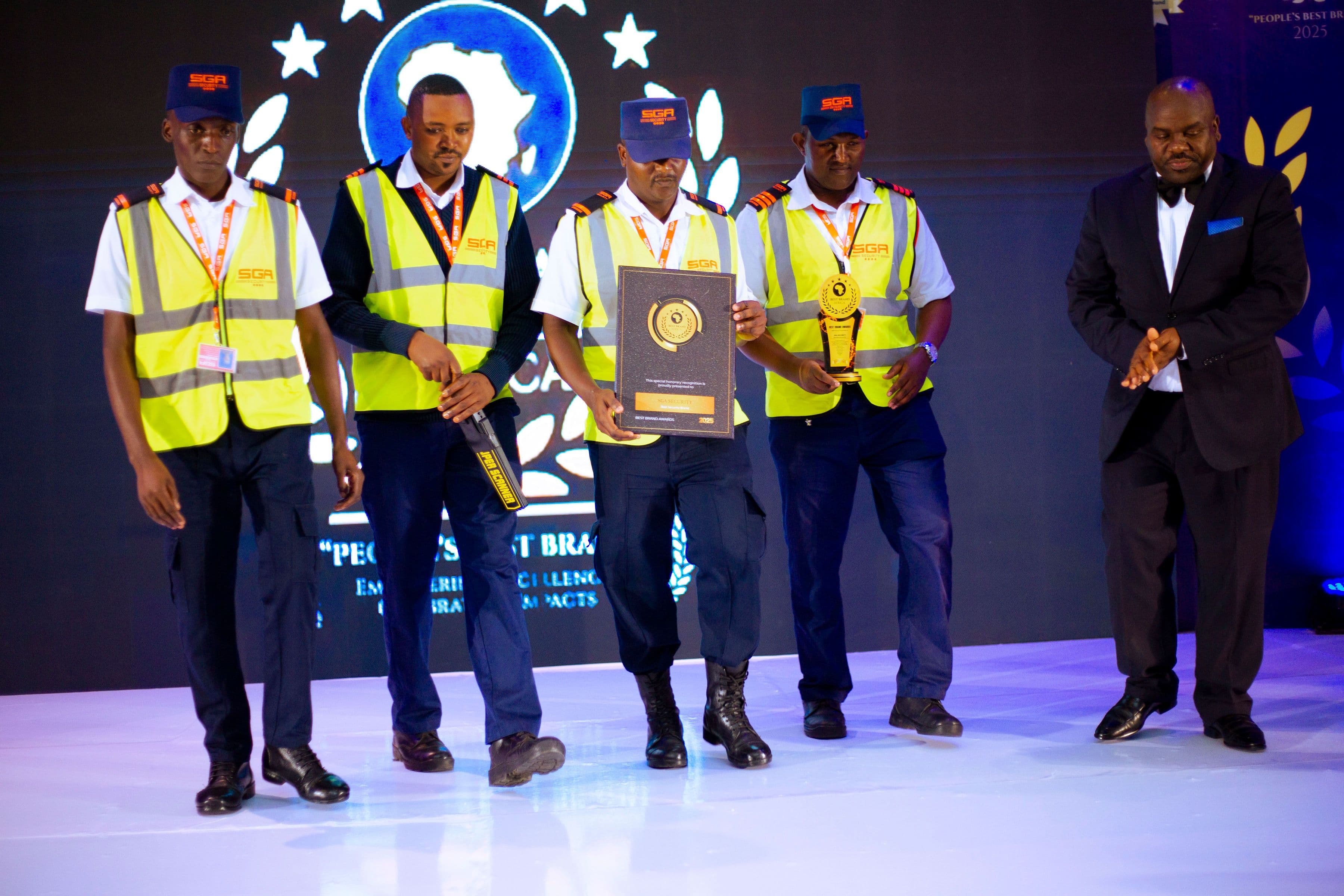 SGA Tanzania wins the Best Security Brand in Africa by the Best Brand Awards