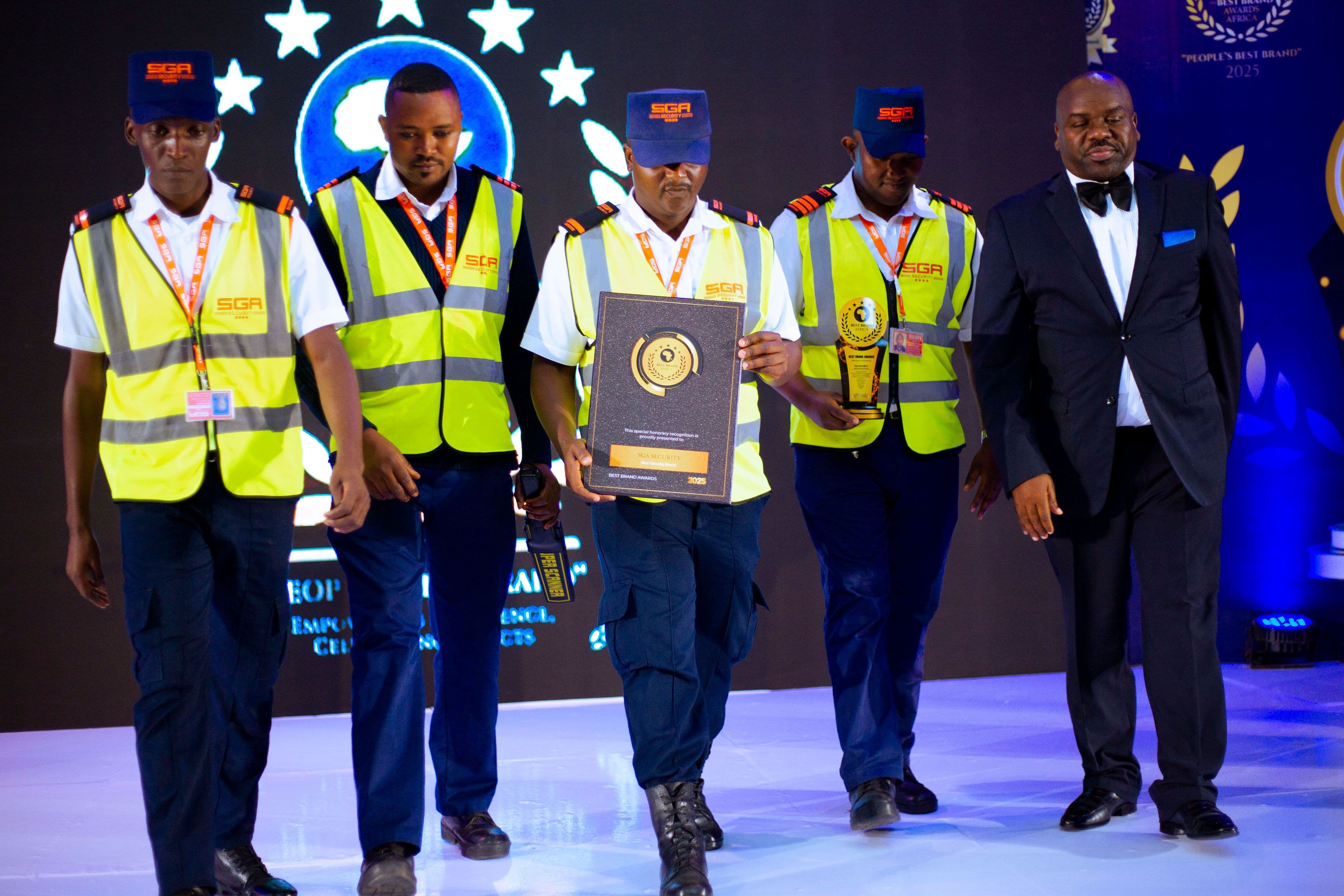 SGA Tanzania wins the Best Security Brand in Africa by the Best Brand Awards