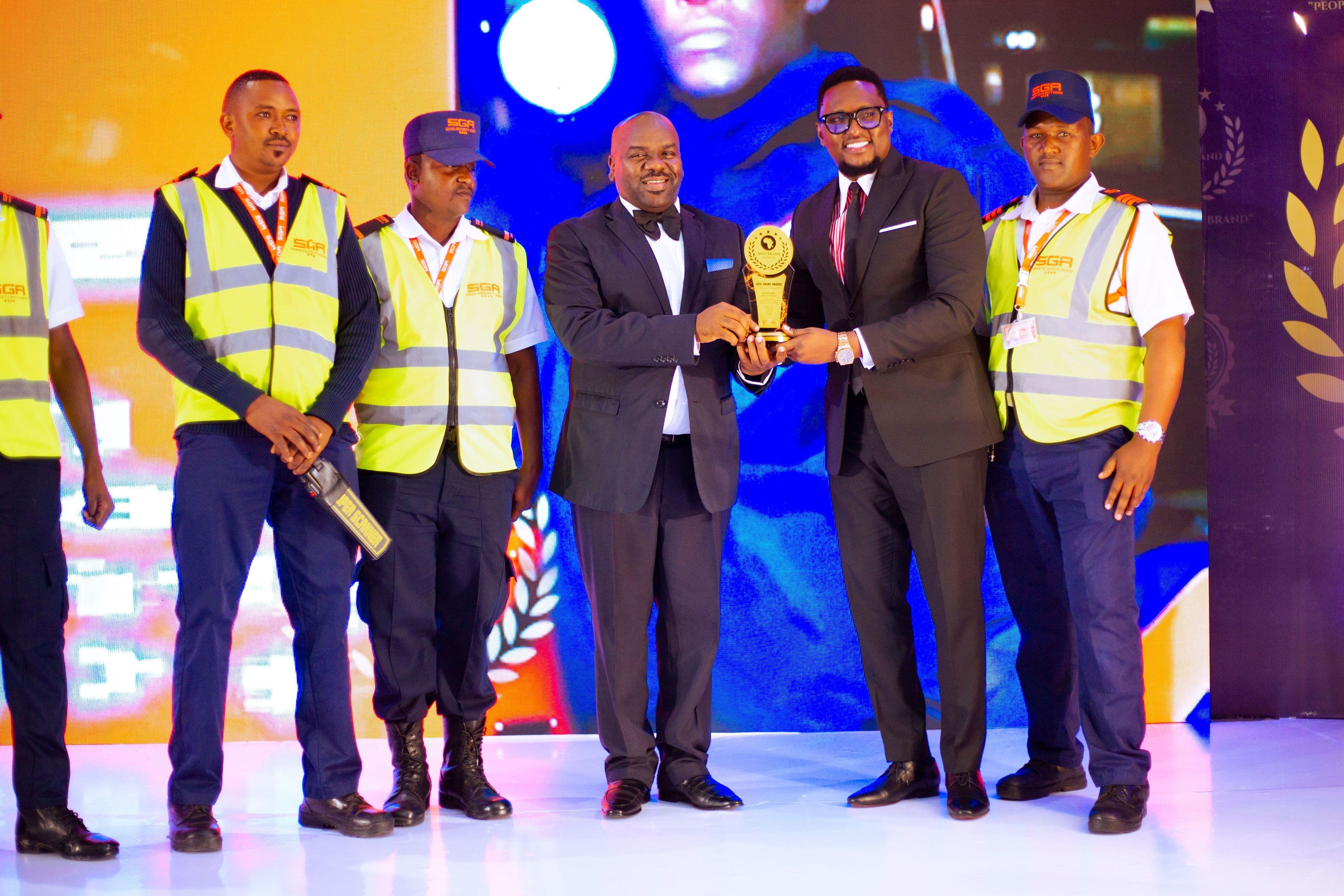 SGA Tanzania wins the Best Security Brand in Africa by the Best Brand Awards