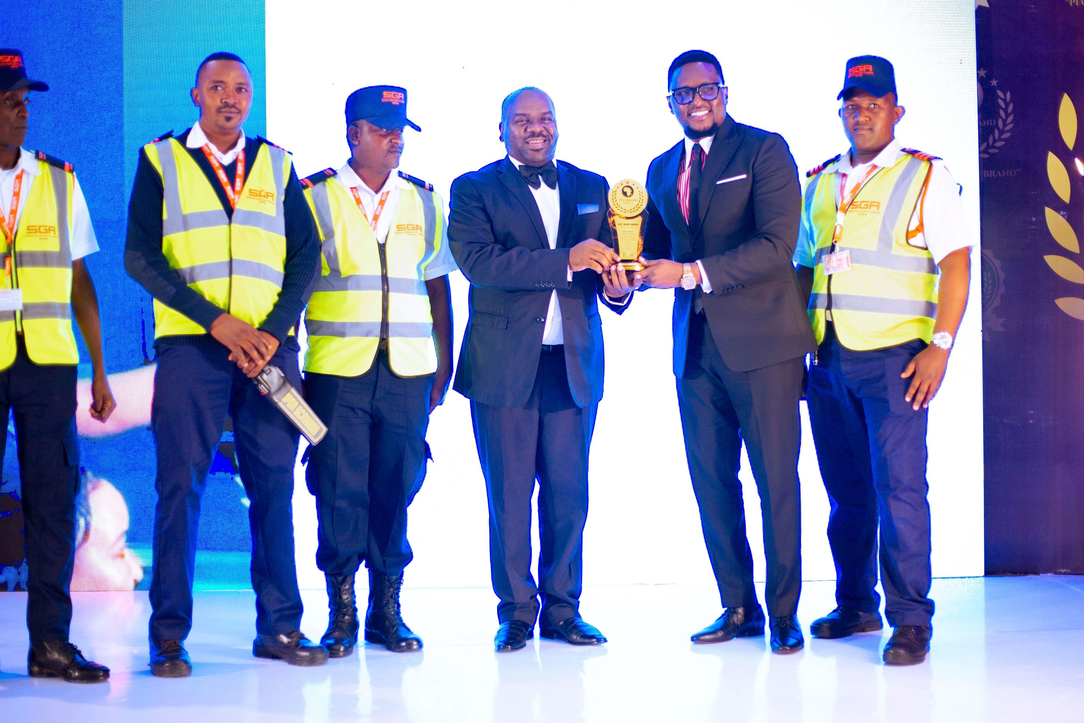 SGA Tanzania wins the Best Security Brand in Africa by the Best Brand Awards