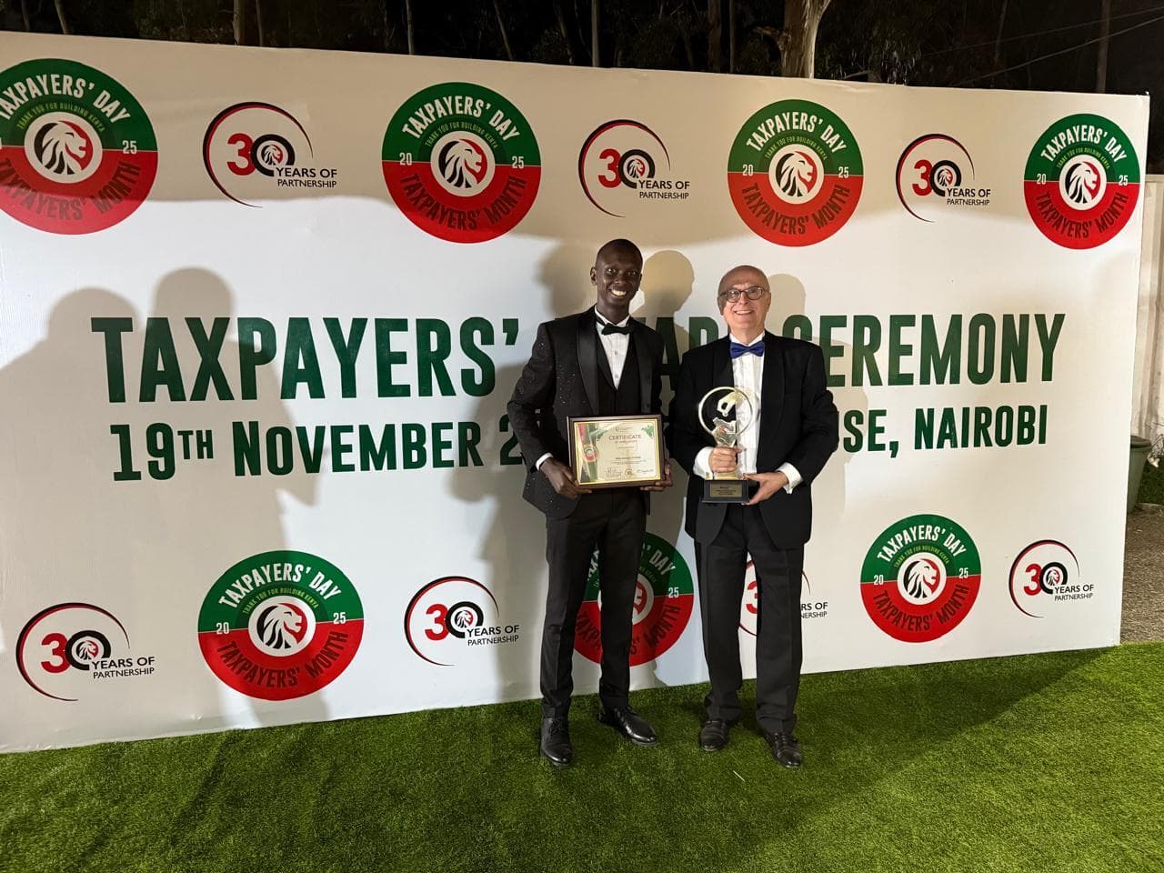 SGA Kenya Limited was awarded by the President at the Taxpayers Award Day 2025.